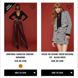 Fashion nova cardi b emotional gangster trousers